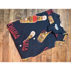 Ripple Junction Cholula Hot Sauce Black Button Up Shirt Mens Small New